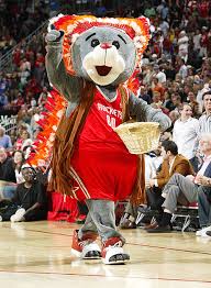 nba.com maskot Houstonu Rockets Clutch